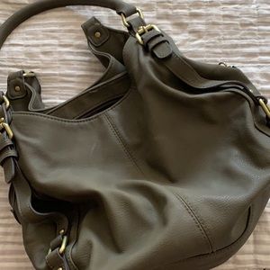 SOLD Olive green purse